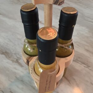 Stacked hot sauce holder